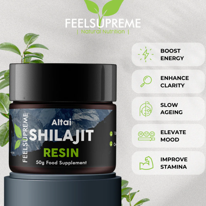 FEEL SUPREME ALTAI SHILAJIT RESIN 50G