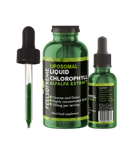 FEEL SUPREME LIPOSOMAL LIQUID CHLOROPHYL ALFALFA EXTRACT 100ML