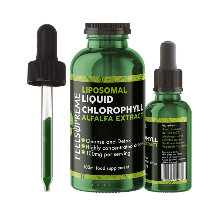 FEEL SUPREME LIPOSOMAL LIQUID CHLOROPHYL ALFALFA EXTRACT 100ML