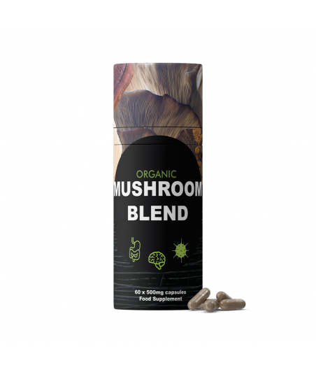 FEEL SUPREME ORGANIC MUSHROM BLEND 60X500MG CAPS