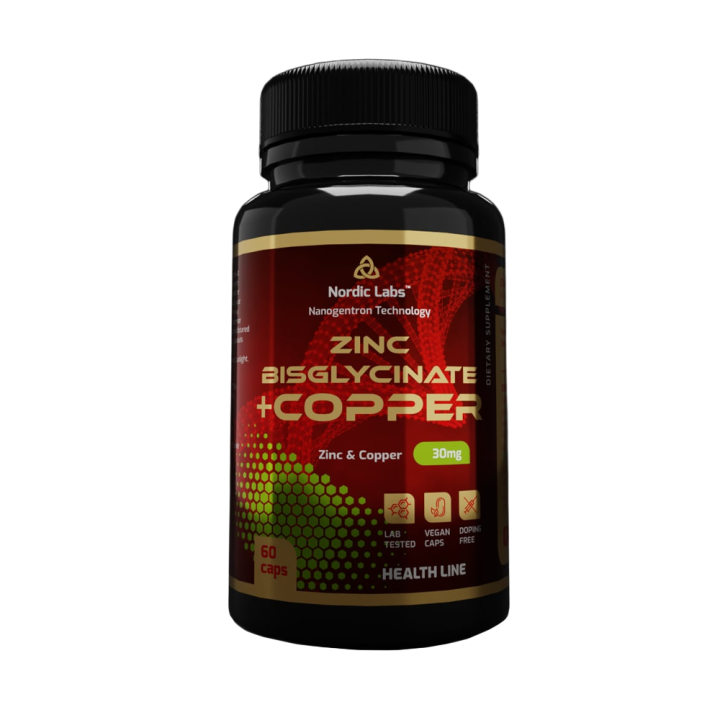 NORDIC LABS ZINC BISGLYCINATE + COPPER 60 KAPSUŁEK