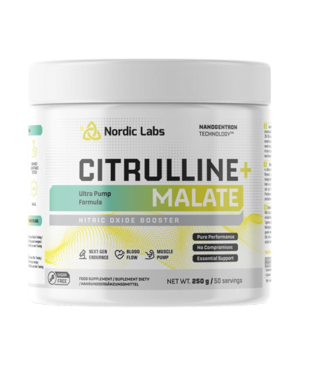 Nordic Labs Citrulline Malate+ 250g - Amino Acid Powder