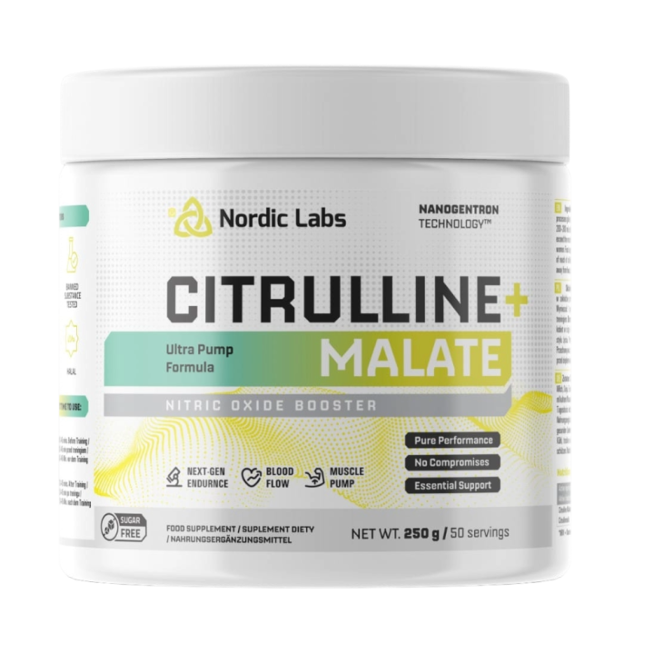 Nordic Labs Citrulline Malate+ 250g - Amino Acid Powder
