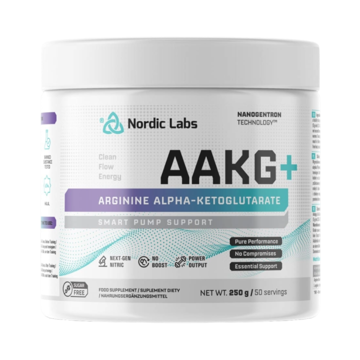Nordic Labs AAKG+ 250g - Pure Arginine Powder Formula