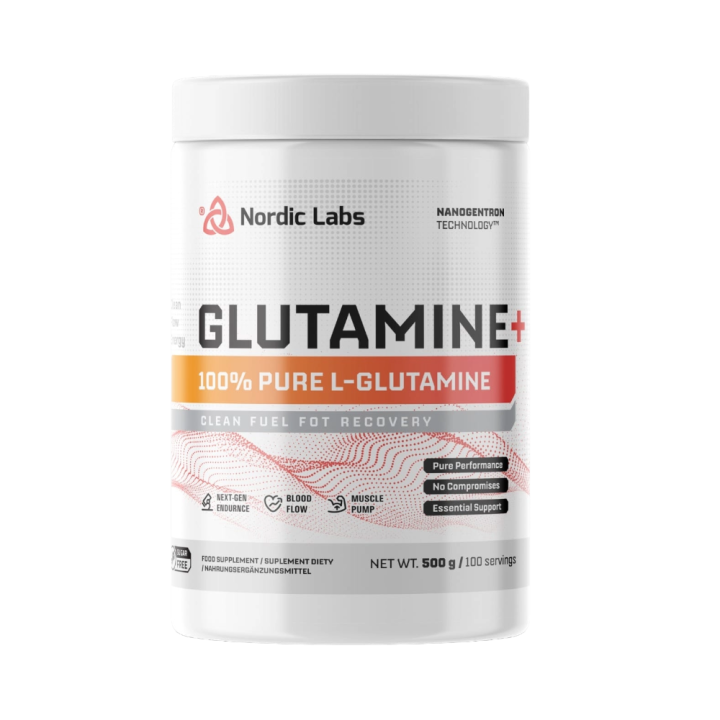 Nordic Labs Glutamine+ 500g - L-Glutamine Powder